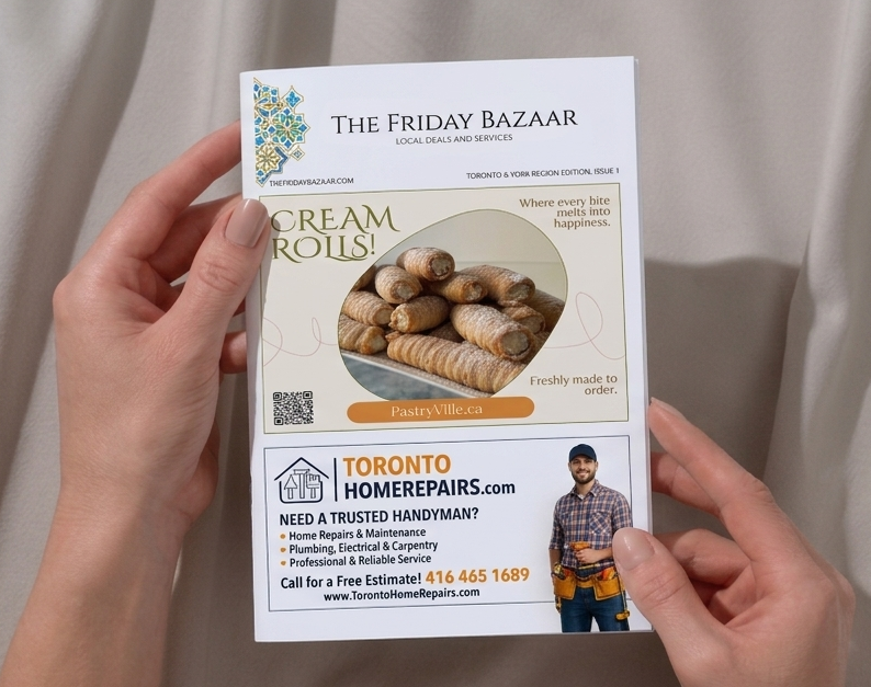 The Friday Bazaar – community edition held in hands